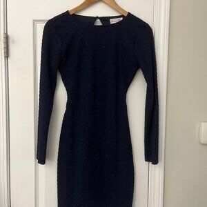 Navy Sequence Woman's Dress